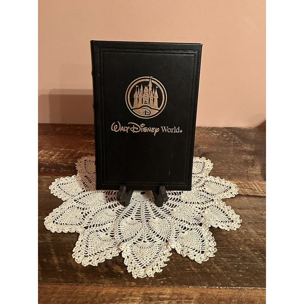 Walt Disney World Hardcover Black Faux Leather Bound Journal